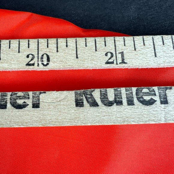 VTG Soffe Tennessee Volunteers Jacket Large Orange Snap Button Lined Windbreaker - Picture 16 of 16